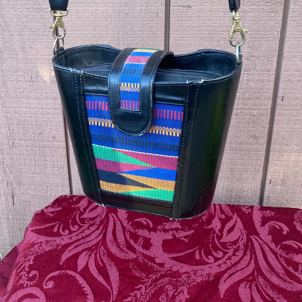 Vintage West African Inspired Print Purse